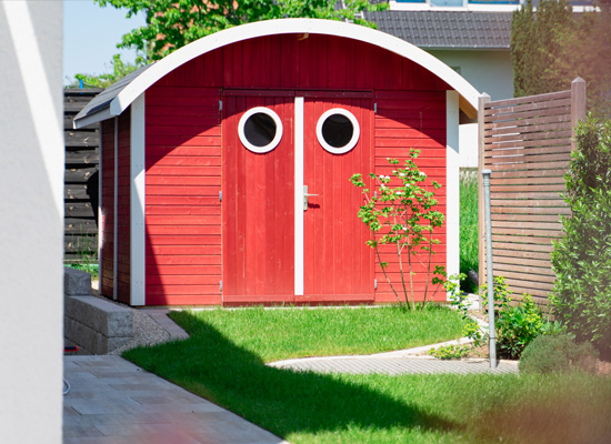 Geräte- und Gartenhaus für den Kleingarten