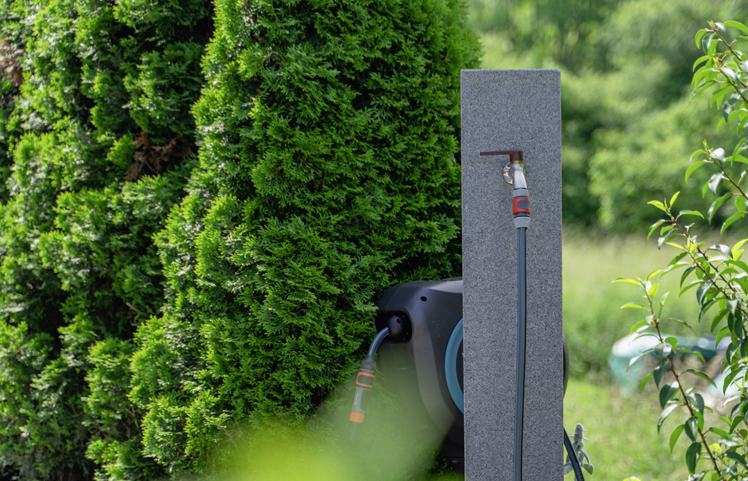 Wasserstele zur Gartenbewässerung